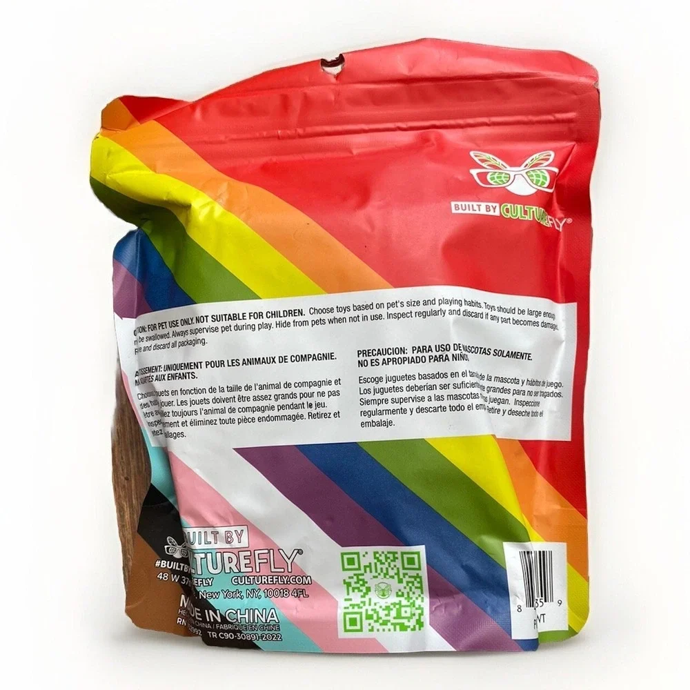 Dog Leash Rainbow LGBTQ Pride Set Bandana Rope‎ Chew Toy NWT Sealed Package